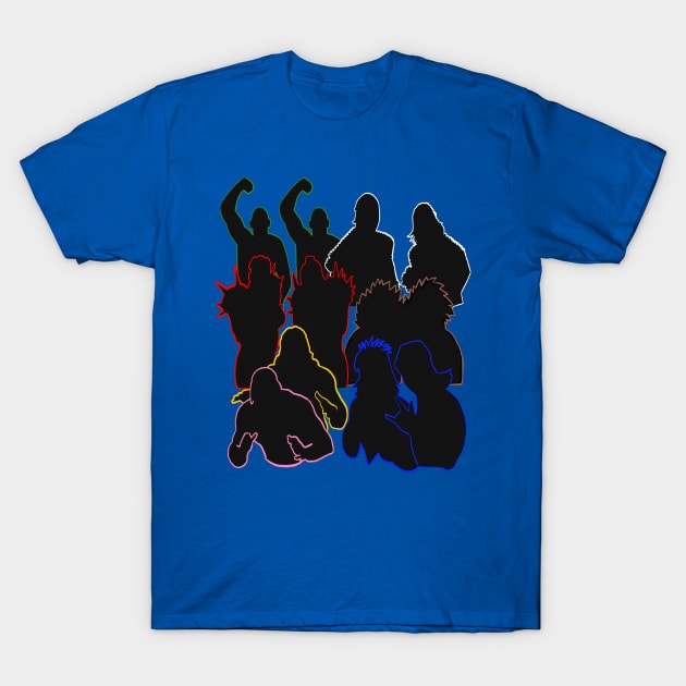 Classic Tag Teams T-Shirt by Ace13creations